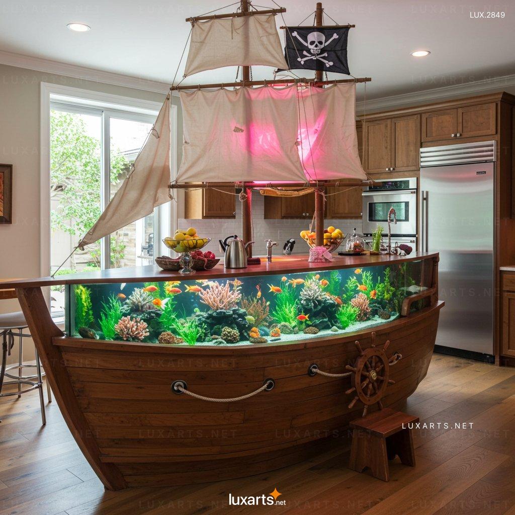 Pirate Ship Aquarium Kitchen Islands – Unique & Eye-Catching Island Design for Your Kitchen pirate ship aquarium kitchen islands 8