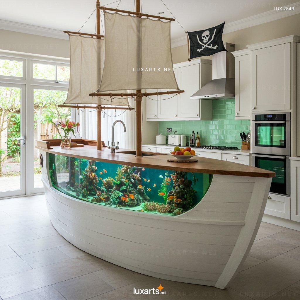 Pirate Ship Aquarium Kitchen Islands – Unique & Eye-Catching Island Design for Your Kitchen pirate ship aquarium kitchen islands 9