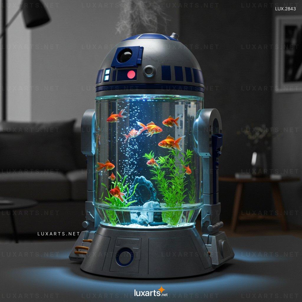 R2-D2 Shaped Aquarium – Star Wars Inspired Fish Tank for Home Decor r2 d2 aquarium 1