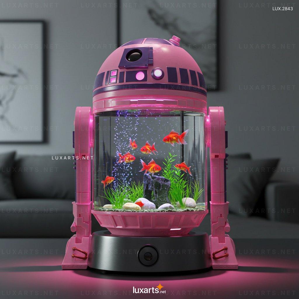 R2-D2 Shaped Aquarium – Star Wars Inspired Fish Tank for Home Decor r2 d2 aquarium 4