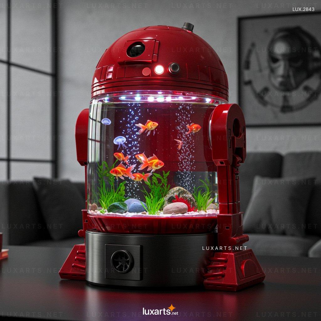 R2-D2 Shaped Aquarium – Star Wars Inspired Fish Tank for Home Decor r2 d2 aquarium 5