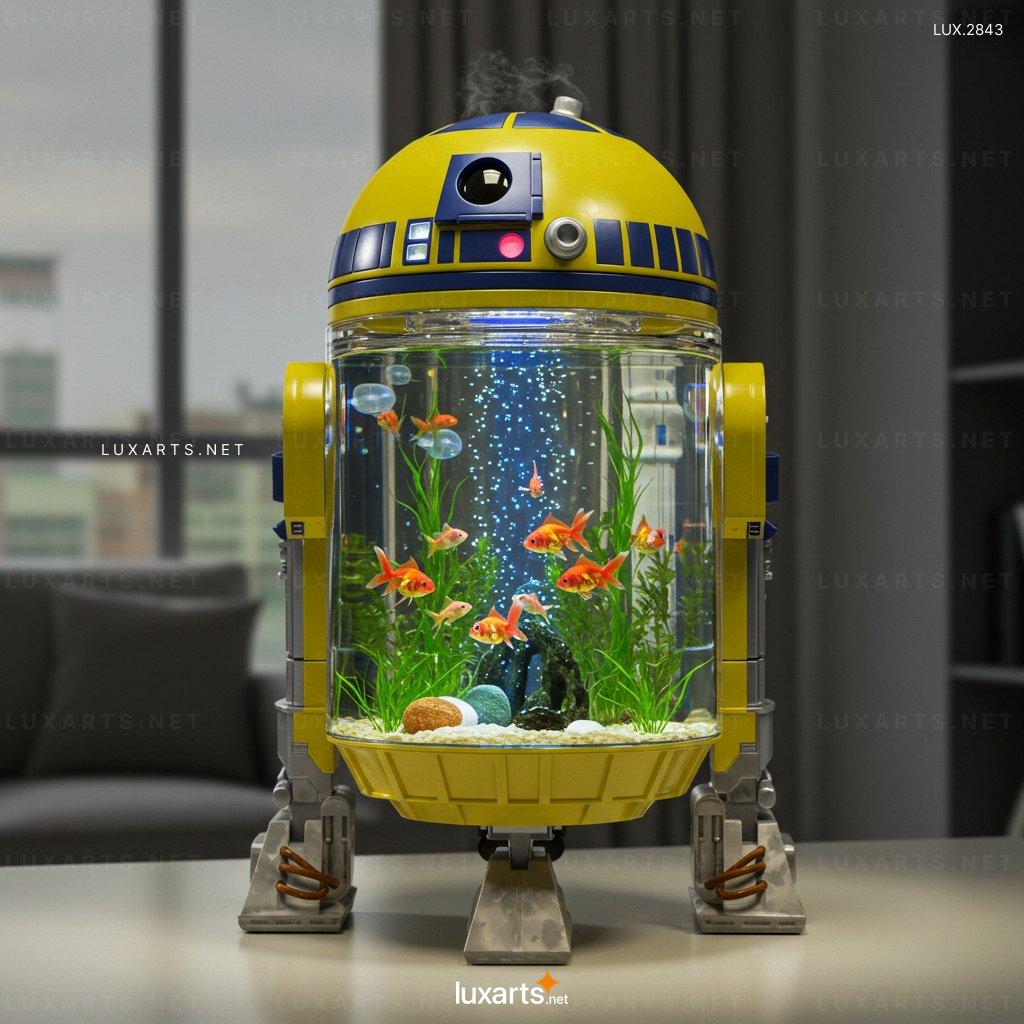 R2-D2 Shaped Aquarium – Star Wars Inspired Fish Tank for Home Decor r2 d2 aquarium 6