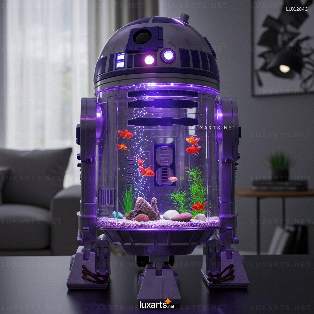 R2-D2 Shaped Aquarium – Star Wars Inspired Fish Tank for Home Decor r2 d2 aquarium 7