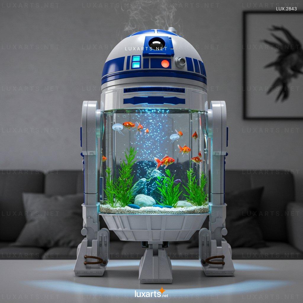 R2-D2 Shaped Aquarium – Star Wars Inspired Fish Tank for Home Decor r2 d2 aquarium 8