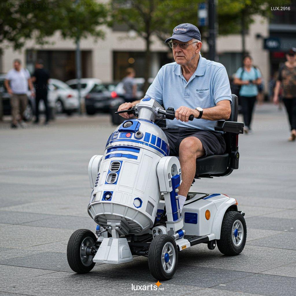 R2D2 Inspired Mobility Scooter Concept – A Futuristic Vision of Urban Transport r2d2 inspired mobility scooter 2
