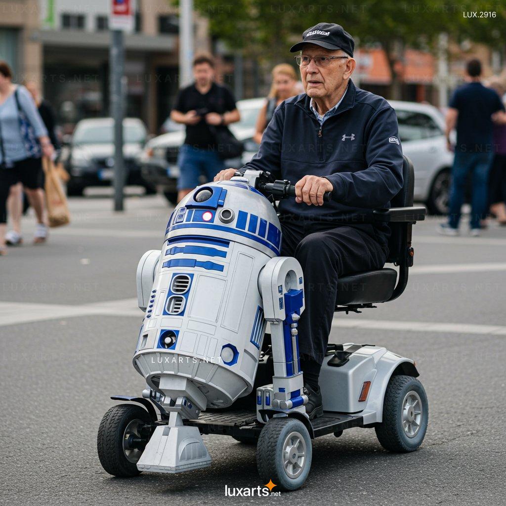 R2D2 Inspired Mobility Scooter Concept – A Futuristic Vision of Urban Transport r2d2 inspired mobility scooter 3