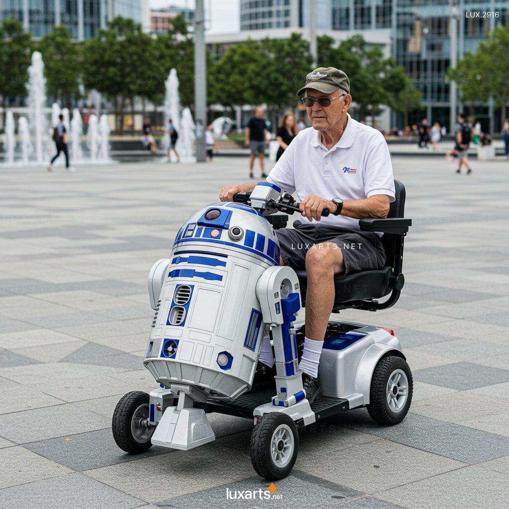 R2D2 Inspired Mobility Scooter Concept – A Futuristic Vision of Urban Transport r2d2 inspired mobility scooter 4