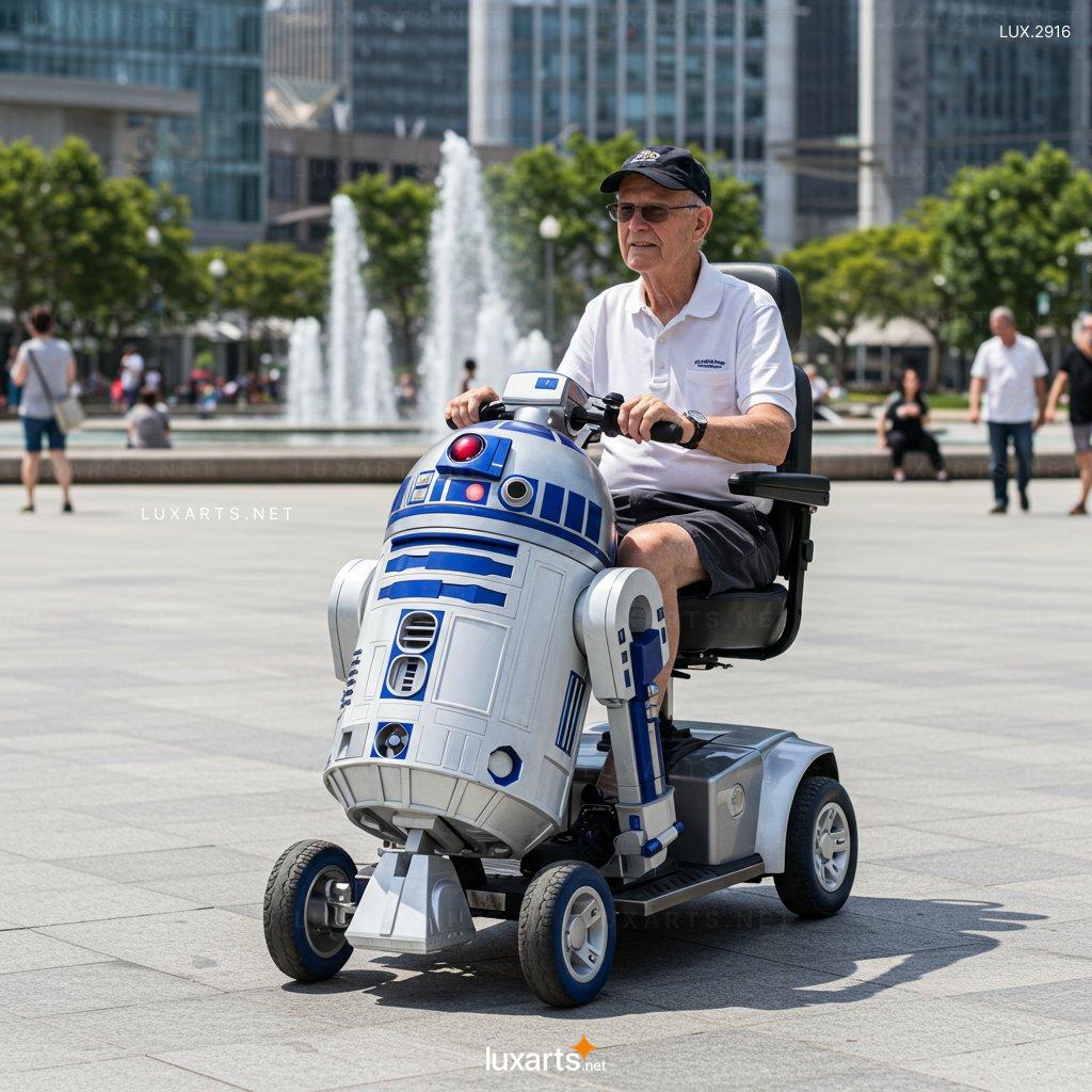 R2D2 Inspired Mobility Scooter Concept – A Futuristic Vision of Urban Transport r2d2 inspired mobility scooter 5