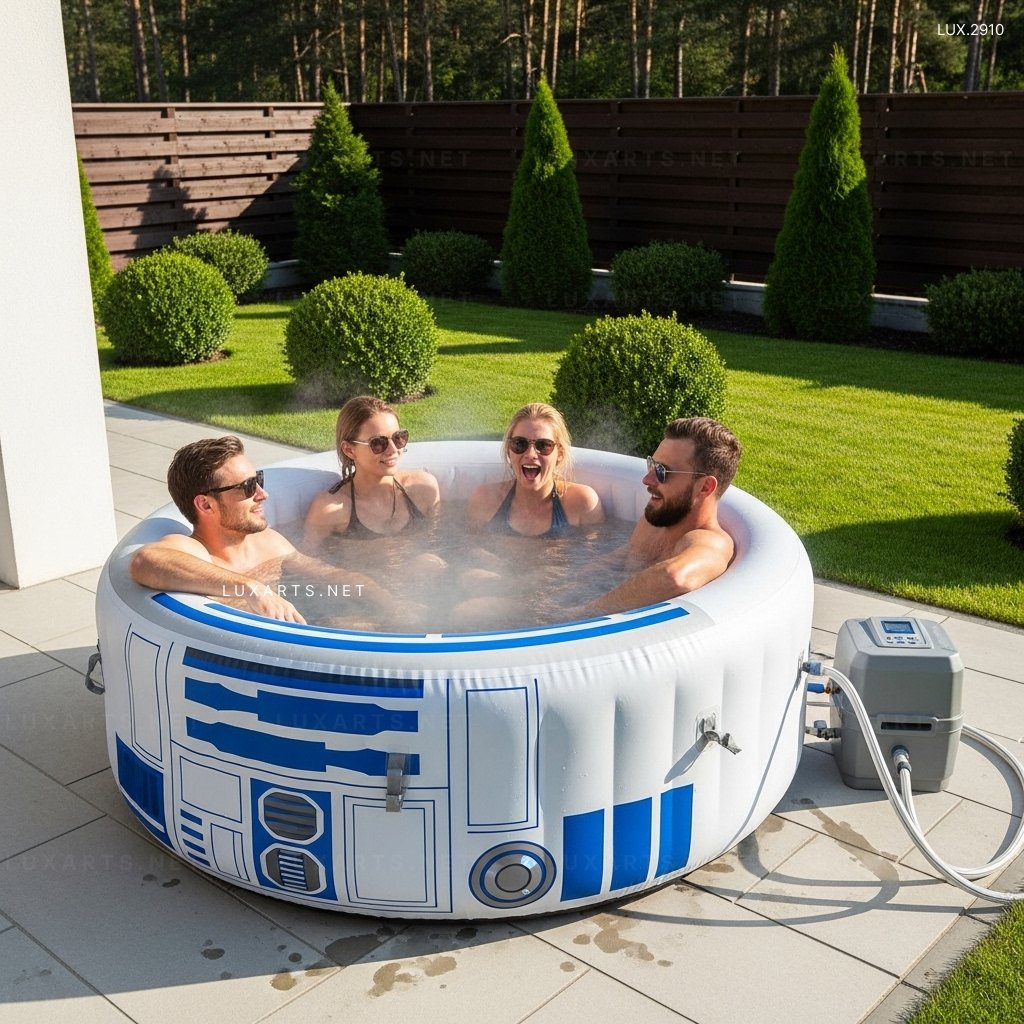 Transform Your Backyard with Star Wars Themed Inflatable Hot Tubs star wars themed inflatable hot tubs 9
