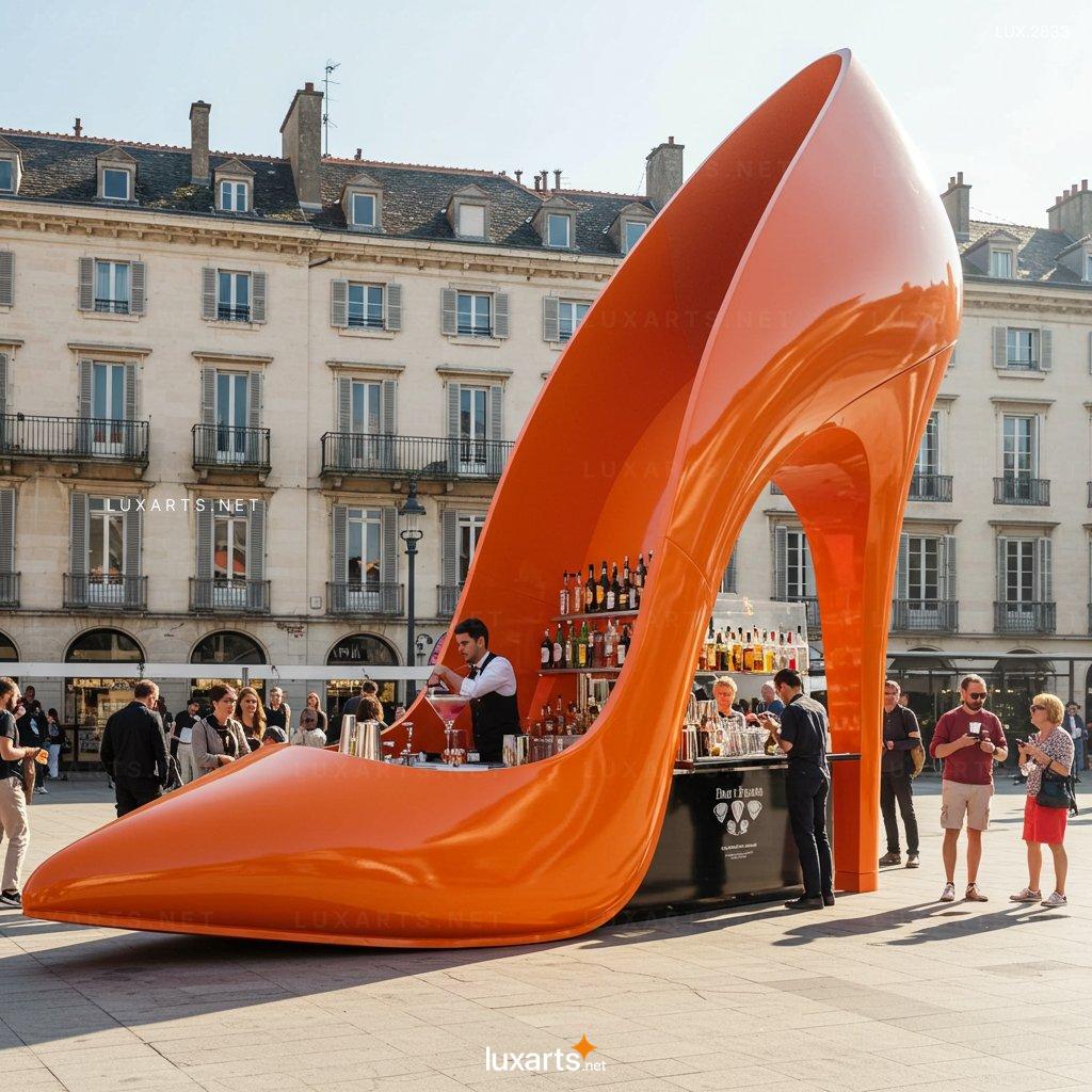 Stiletto Heel-shaped Coffee Kiosk – Stylish & Functional Coffee Stand stiletto heel shaped coffee kiosk 6