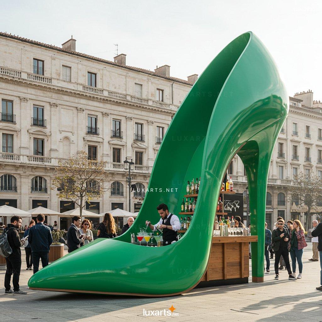 Stiletto Heel-shaped Coffee Kiosk – Stylish & Functional Coffee Stand stiletto heel shaped coffee kiosk 7