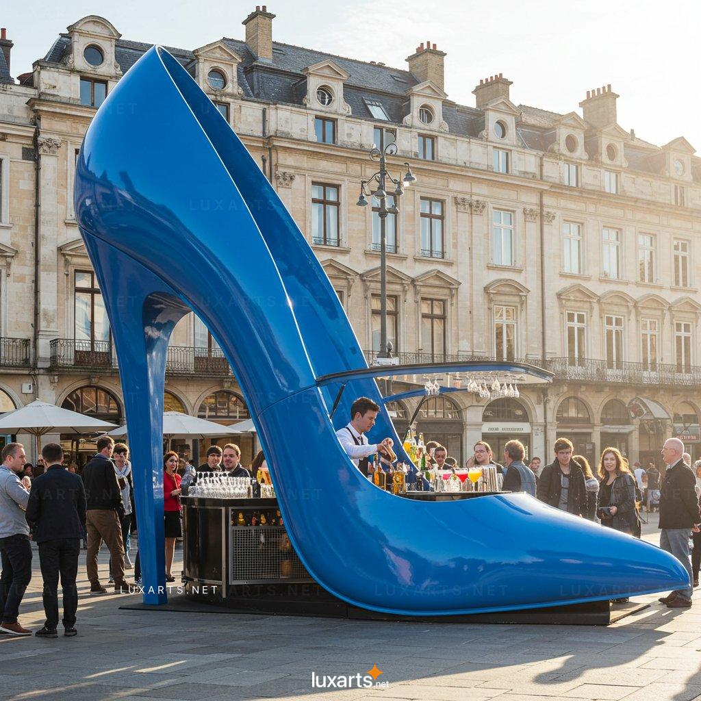 Stiletto Heel-shaped Coffee Kiosk – Stylish & Functional Coffee Stand stiletto heel shaped coffee kiosk 8