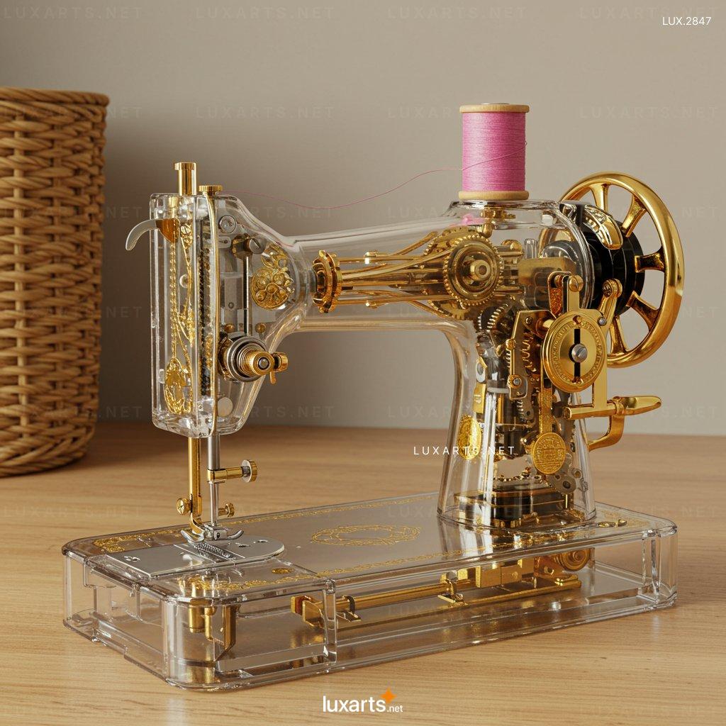 The Beauty of a Transparent Sewing Machine: A Vintage Masterpiece transparent sewing machine 2