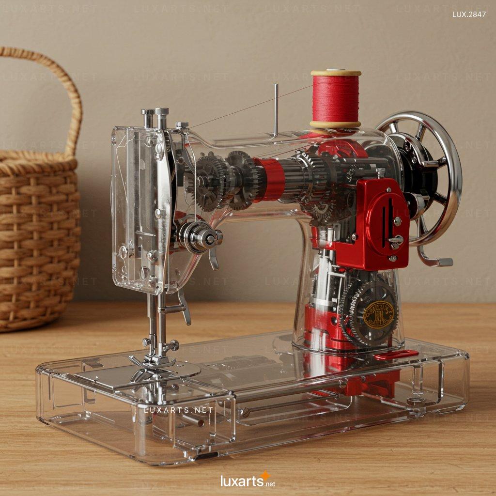 The Beauty of a Transparent Sewing Machine: A Vintage Masterpiece transparent sewing machine 3