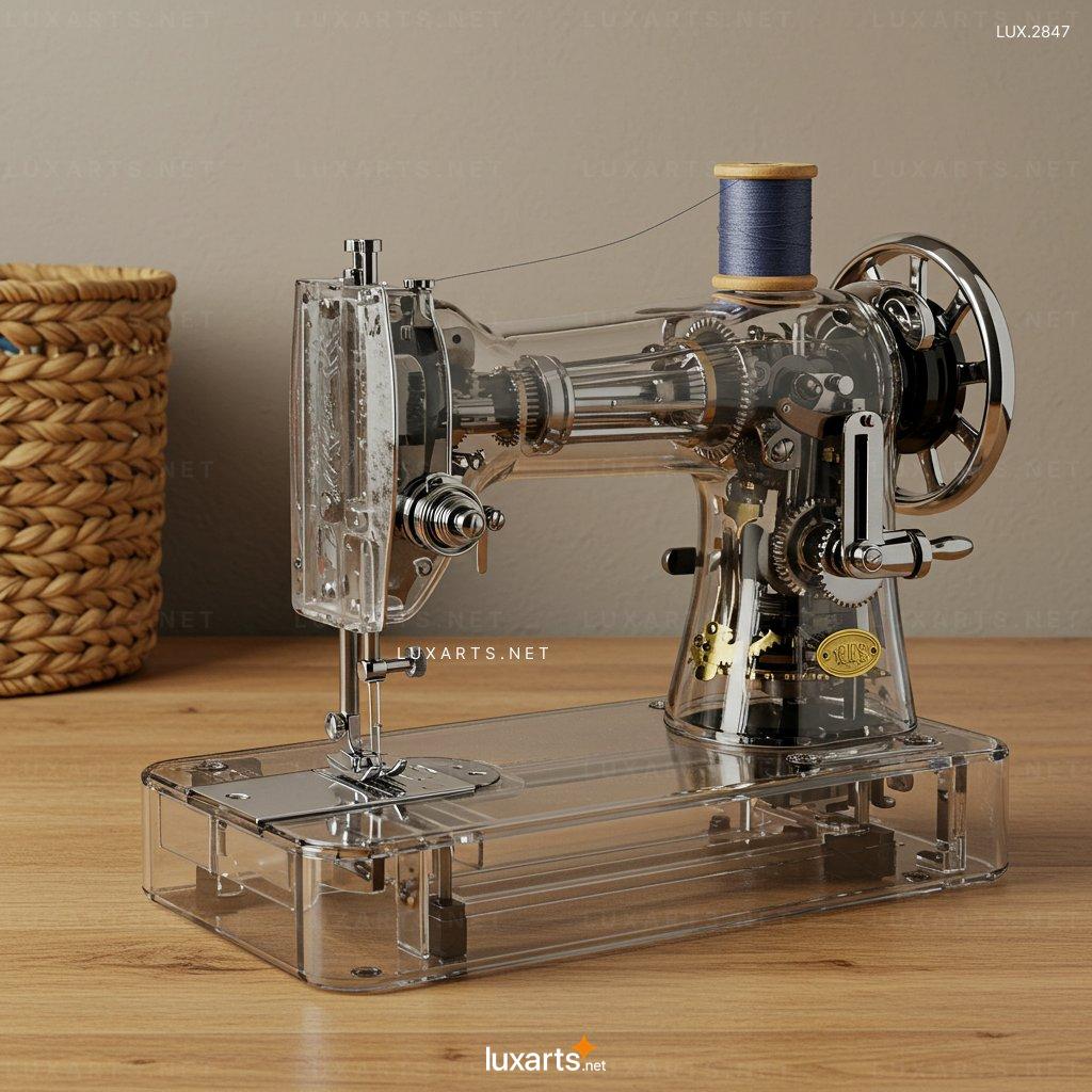 The Beauty of a Transparent Sewing Machine: A Vintage Masterpiece transparent sewing machine 5