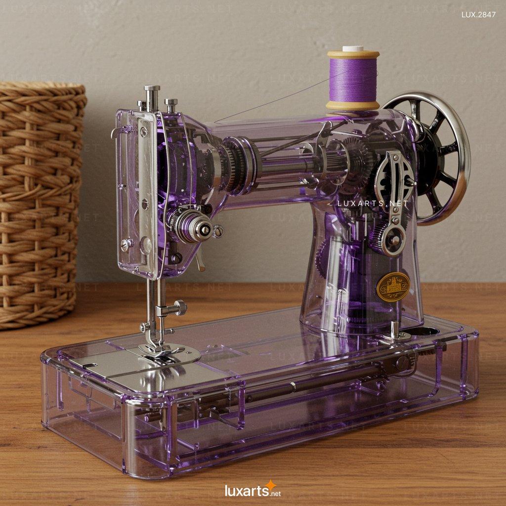 The Beauty of a Transparent Sewing Machine: A Vintage Masterpiece transparent sewing machine 6