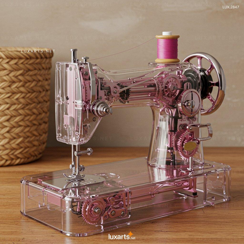 The Beauty of a Transparent Sewing Machine: A Vintage Masterpiece transparent sewing machine 7