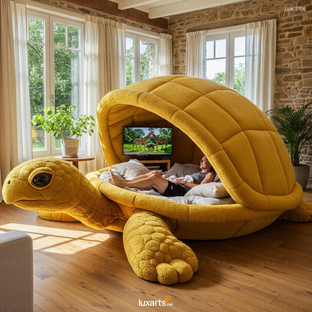 LUX.1864 Giant Turtle Lounger Pods | Cozy, Nature-Inspired Relaxation with a Unique Twist turtle lounger pods 1