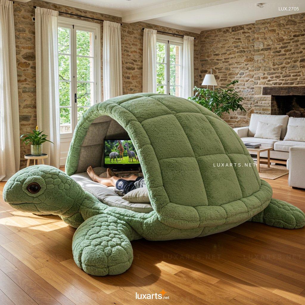 LUX.1864 Giant Turtle Lounger Pods | Cozy, Nature-Inspired Relaxation with a Unique Twist turtle lounger pods 2