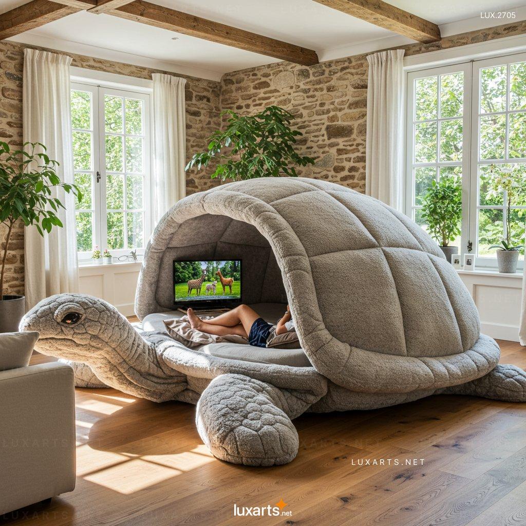LUX.1864 Giant Turtle Lounger Pods | Cozy, Nature-Inspired Relaxation with a Unique Twist turtle lounger pods 7