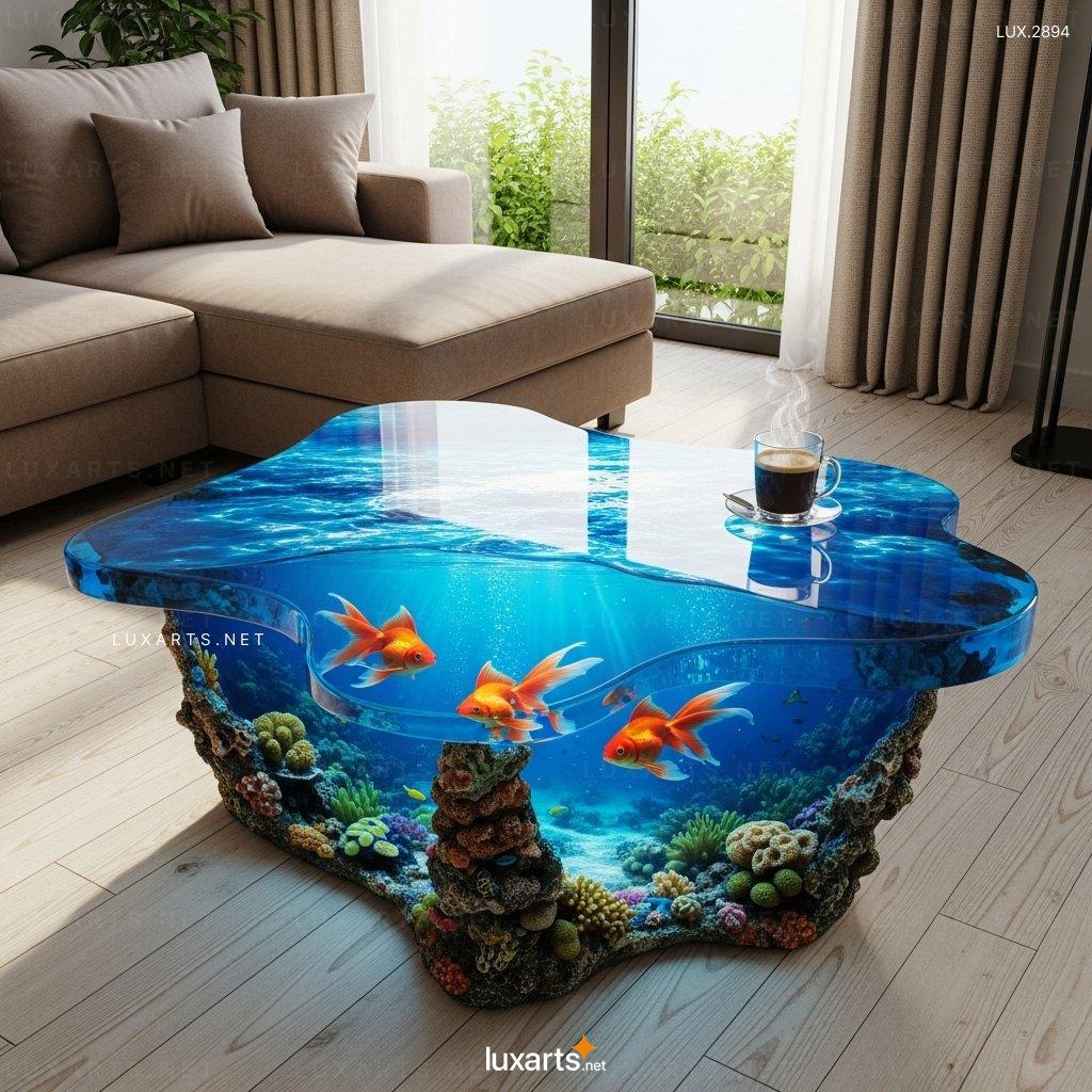 Underwater Scene Coffee Tables – Unique Ocean-Inspired Living Room Design underwater scene coffee tables 1