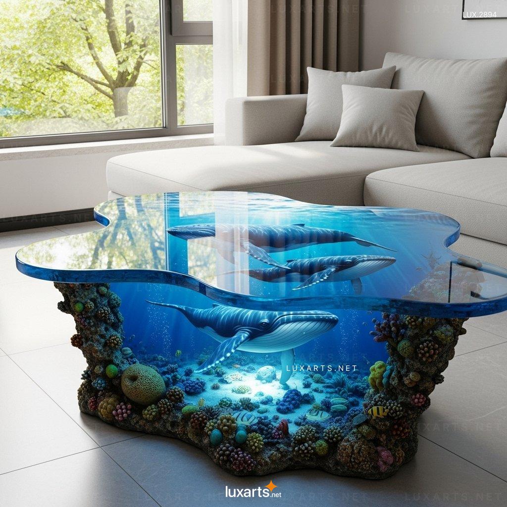 Underwater Scene Coffee Tables – Unique Ocean-Inspired Living Room Design underwater scene coffee tables 5