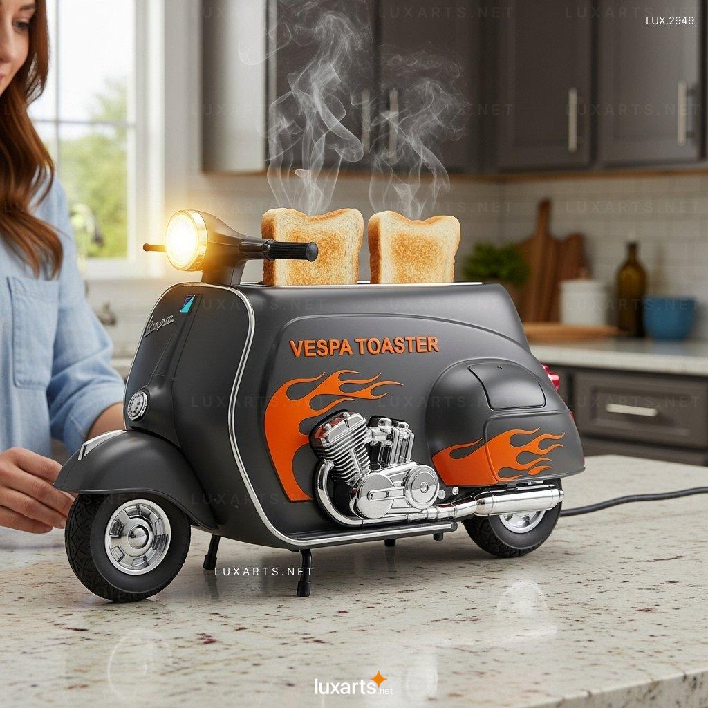Vespa Shaped Toaster – Stylish & Functional Breakfast Appliance vespa toaster 10