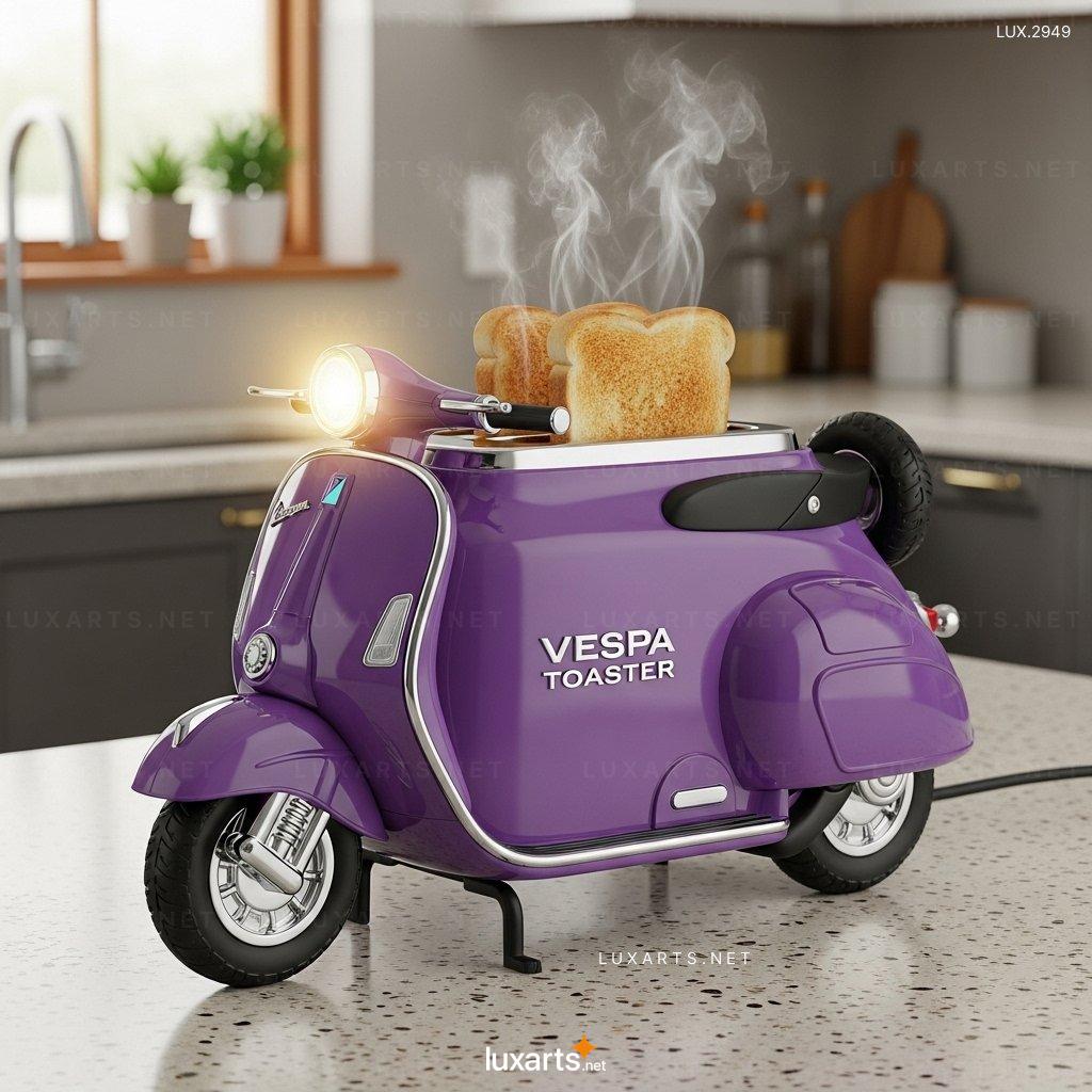 Vespa Shaped Toaster – Stylish & Functional Breakfast Appliance vespa toaster 2
