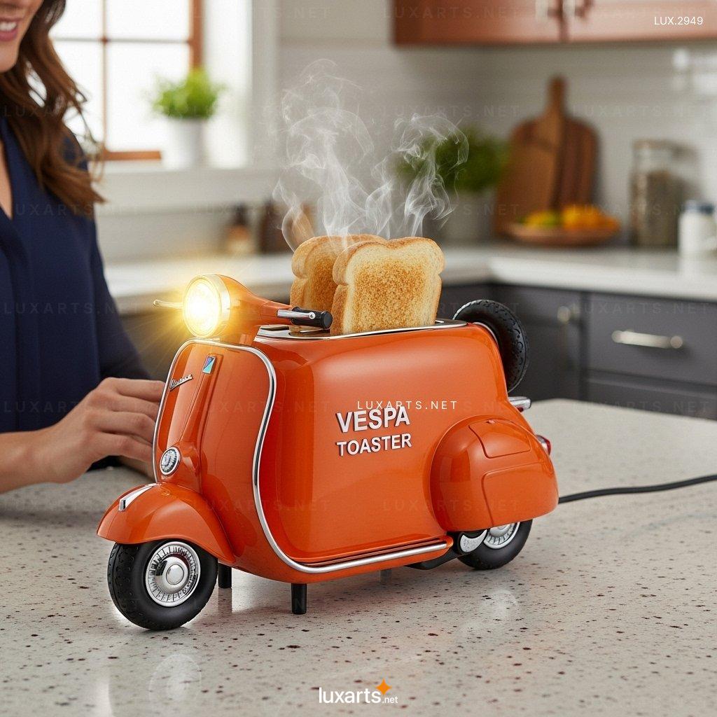Vespa Shaped Toaster – Stylish & Functional Breakfast Appliance vespa toaster 3
