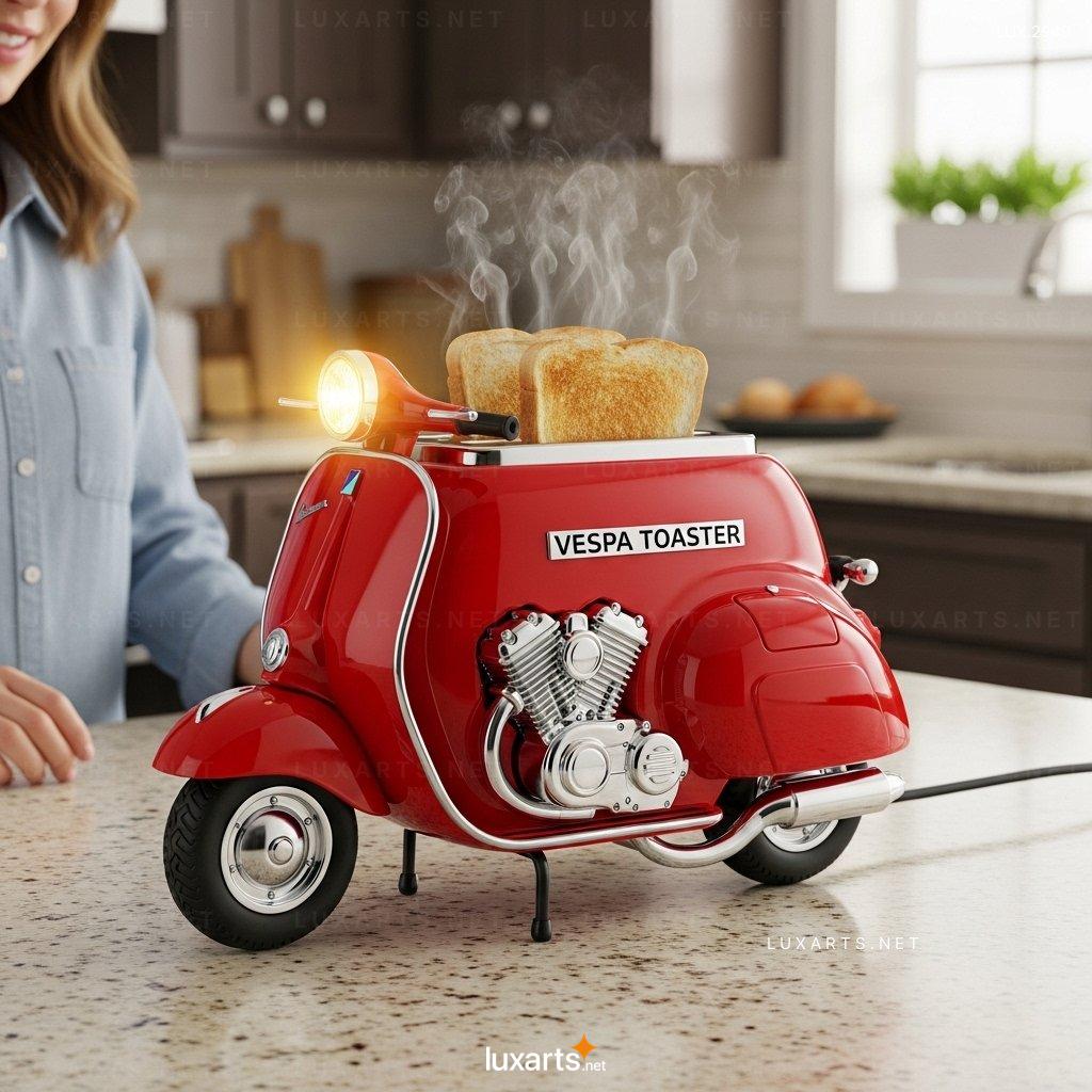 Vespa Shaped Toaster – Stylish & Functional Breakfast Appliance vespa toaster 5