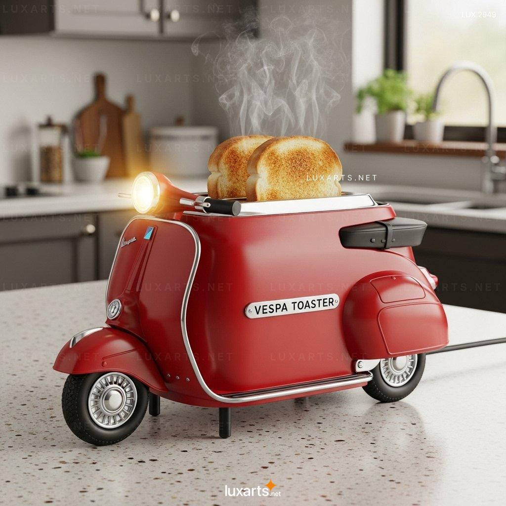 Vespa Shaped Toaster – Stylish & Functional Breakfast Appliance vespa toaster 8