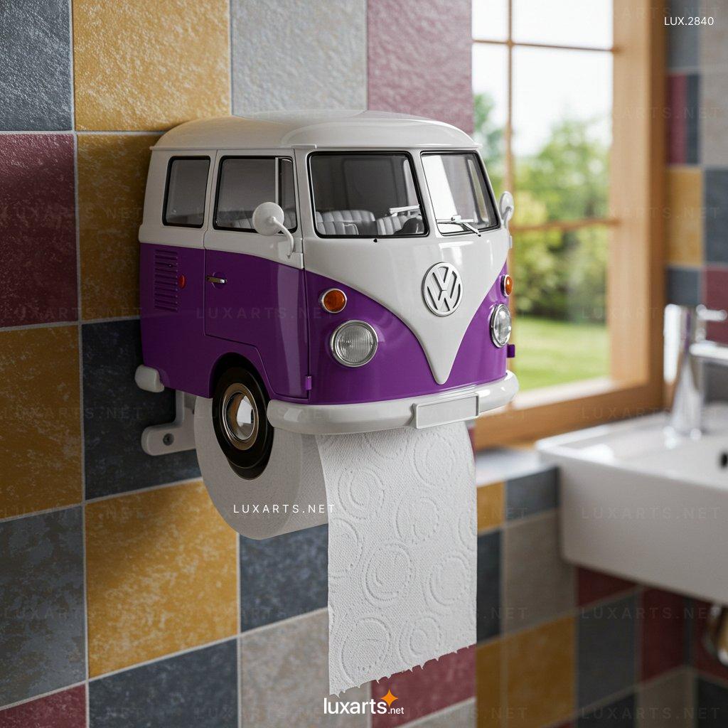VW Bus Shaped Toilet Paper Holder – Retro Style Bathroom Accessory for Vintage Lovers vw bus toilet paper holder 7