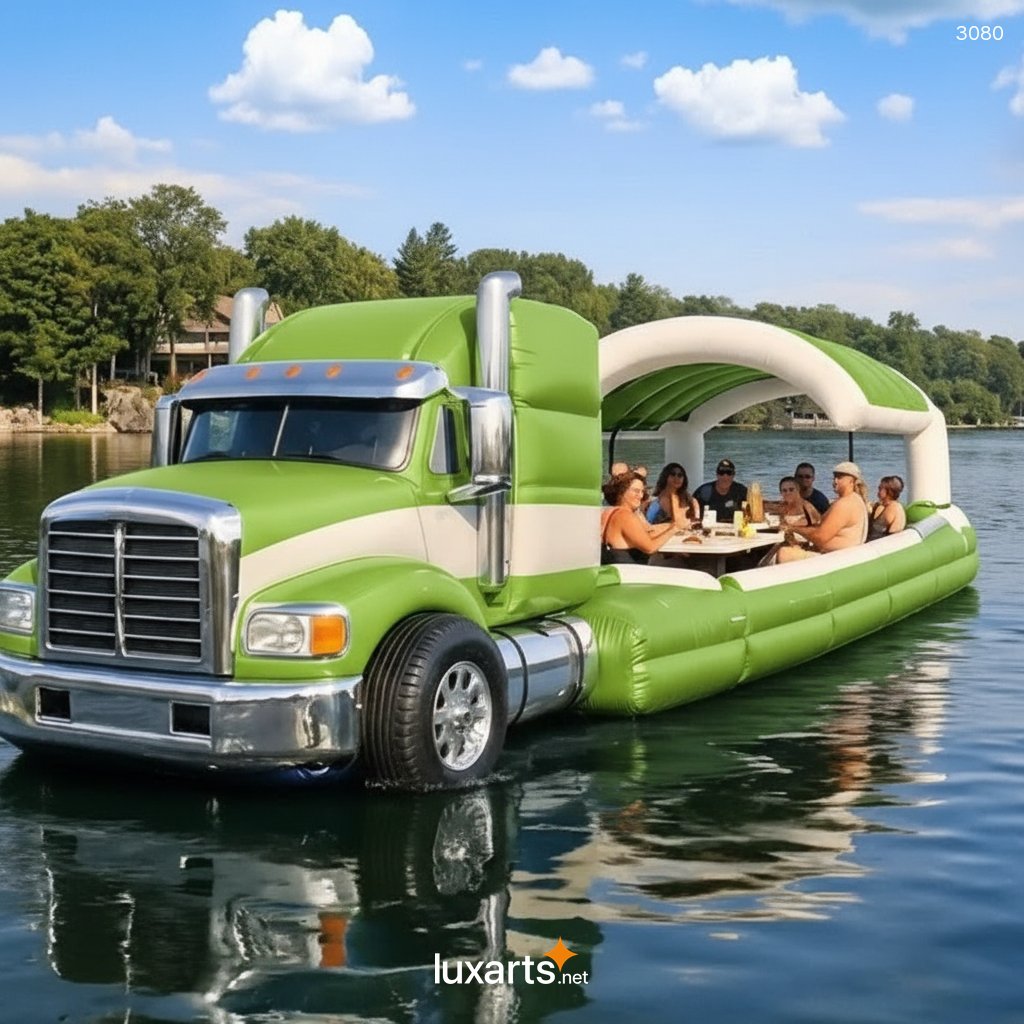 Inflatable Semi-truck Lake Floats – Giant Pool Float for Lake & Pool Fun 3080 inflatable semi truck lake floats 20260331 7
