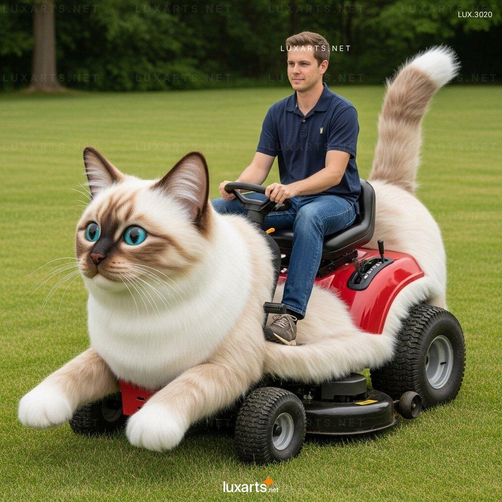 Cat Shaped Lawn Mower – A Must-Have Garden Tool for Cat Lovers cat shaped lawn mower 2