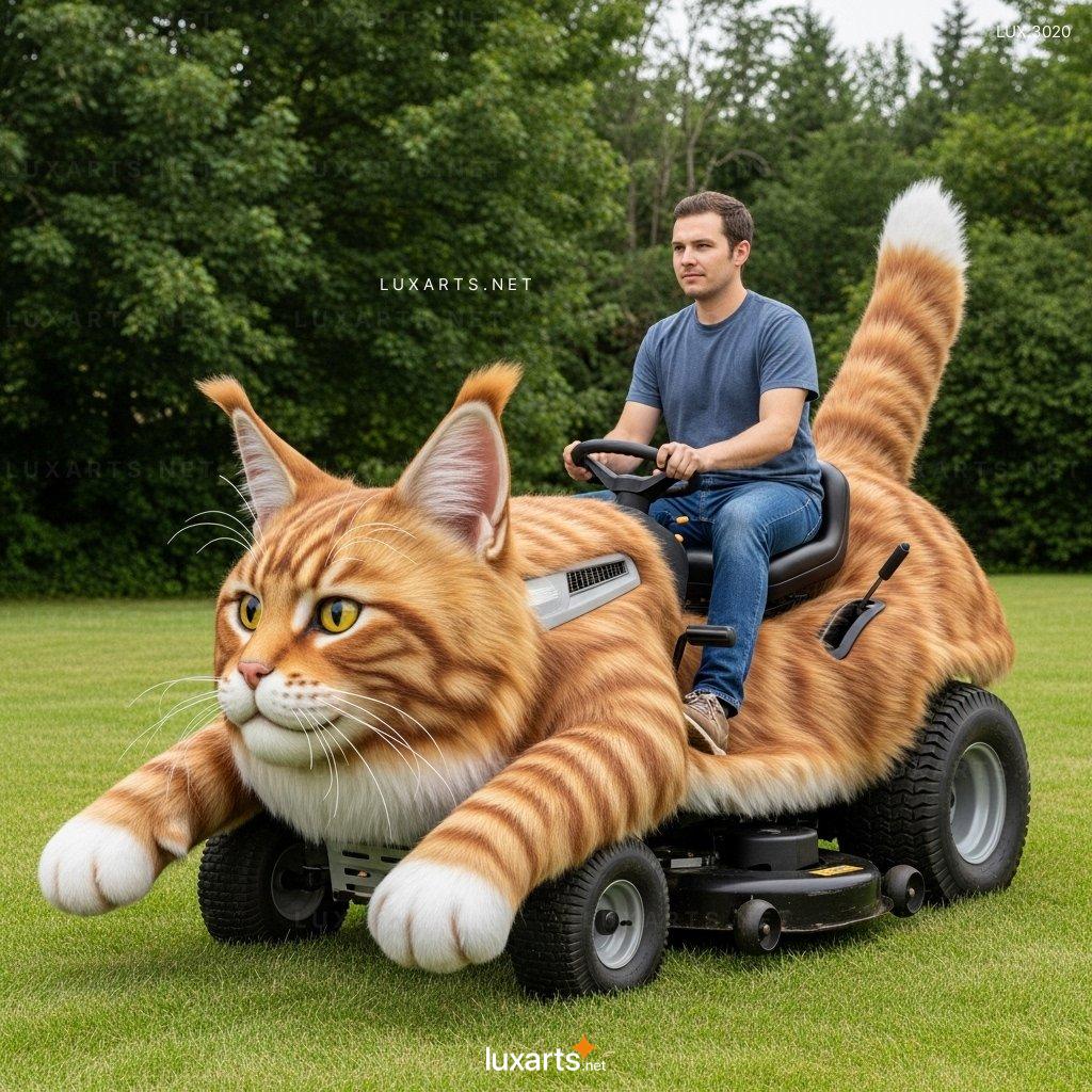 Cat Shaped Lawn Mower – A Must-Have Garden Tool for Cat Lovers cat shaped lawn mower 3