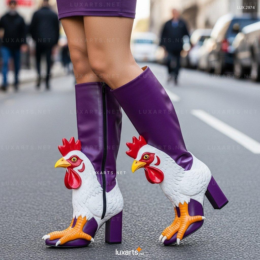 Chicken Shaped High Boots – The Perfect Blend of Cute and Chic chicken high boots 4