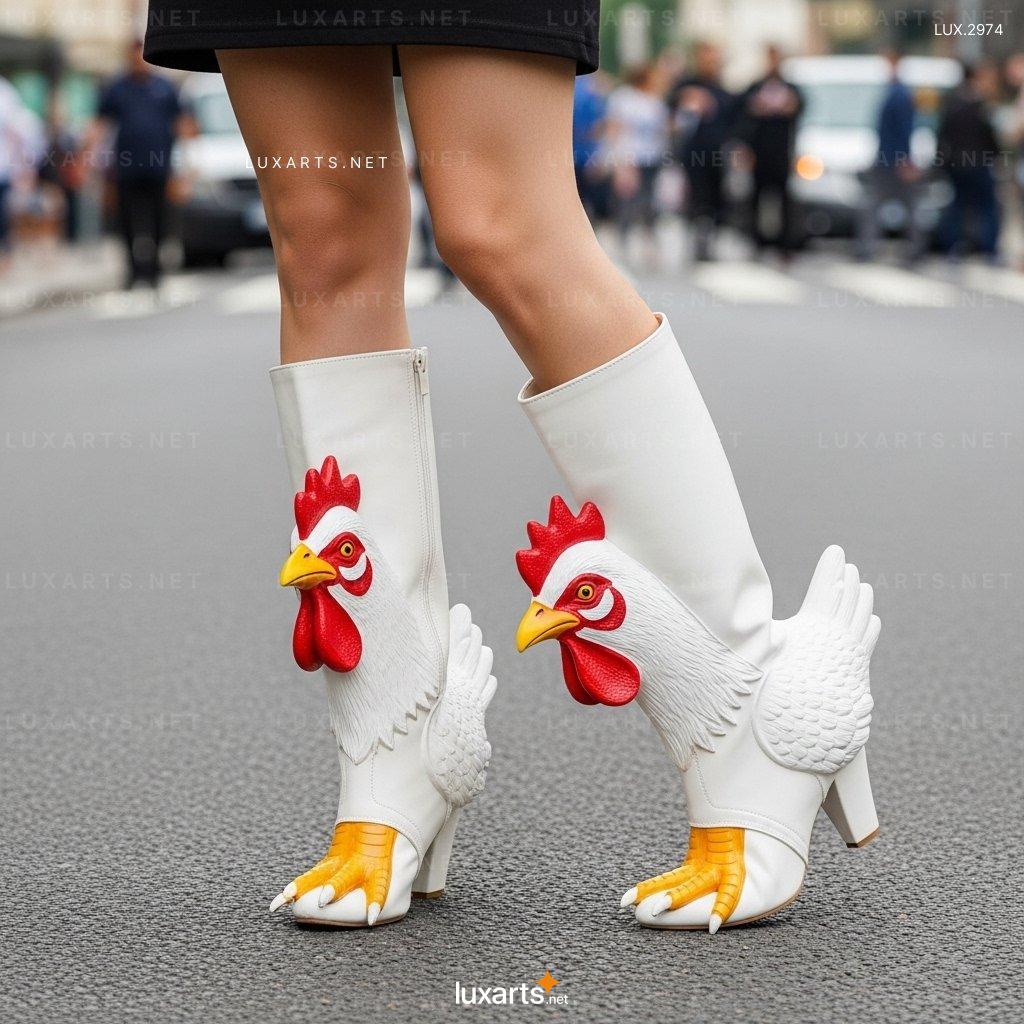 Chicken Shaped High Boots – The Perfect Blend of Cute and Chic chicken high boots 7