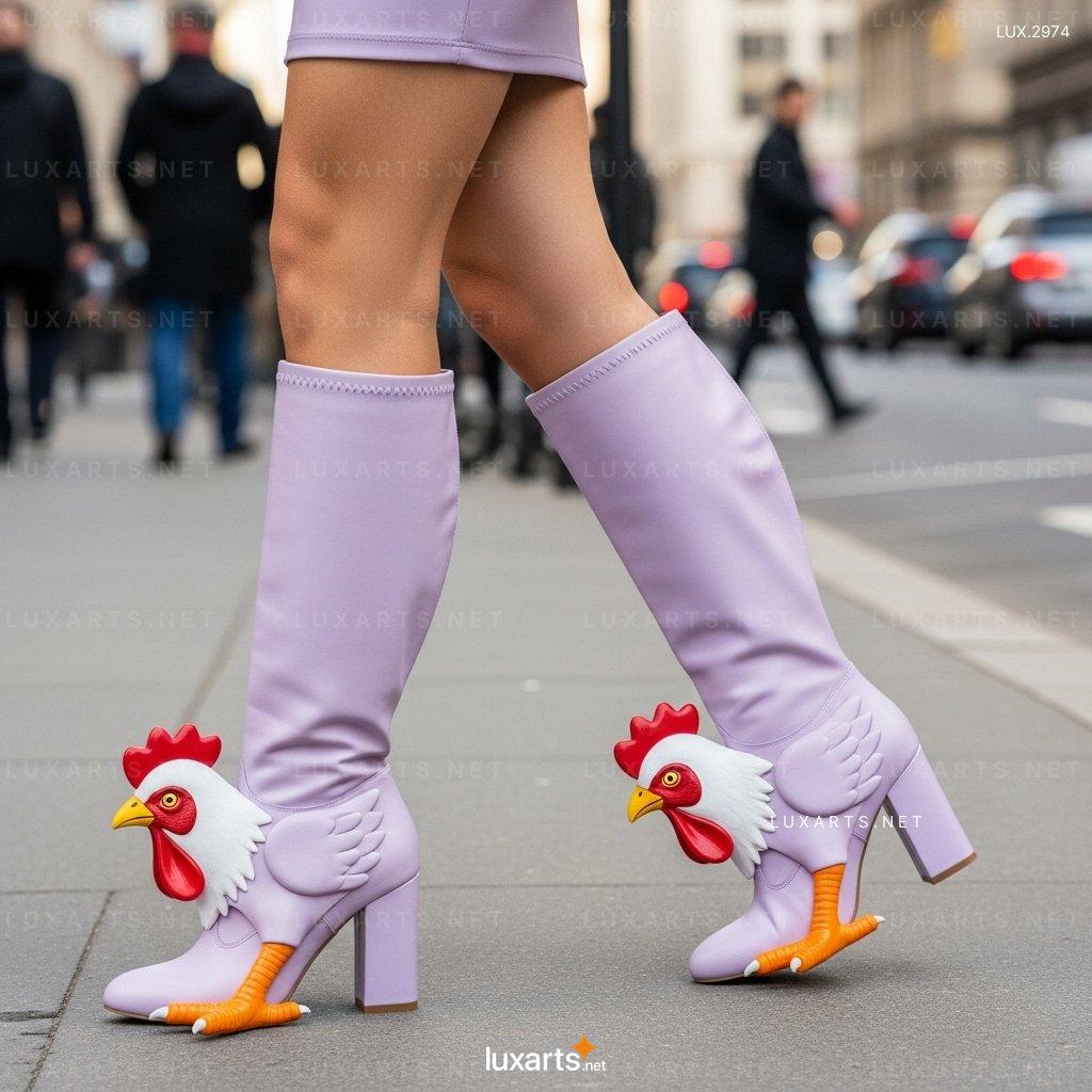 Chicken Shaped High Boots – The Perfect Blend of Cute and Chic chicken high boots 8