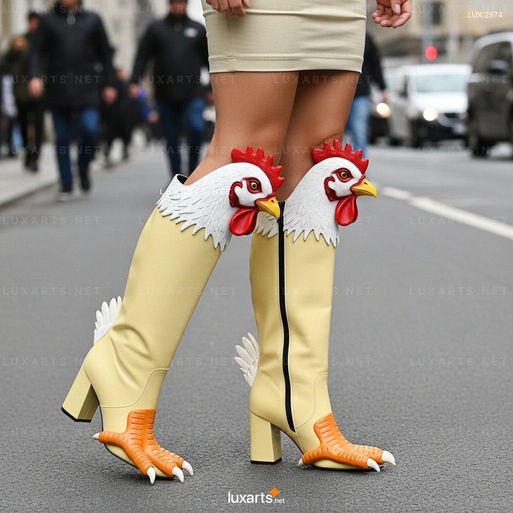 Chicken Shaped High Boots – The Perfect Blend of Cute and Chic chicken high boots 9