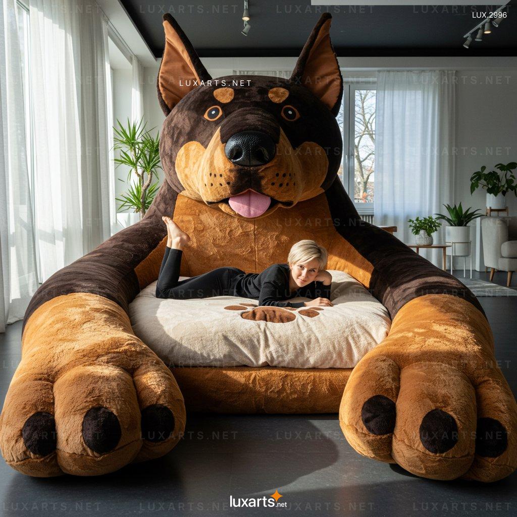 Dog Shaped Beds That Bring Joy – Perfect Blend of Comfort & Cuteness for Pet Lovers dog shaped bed 3