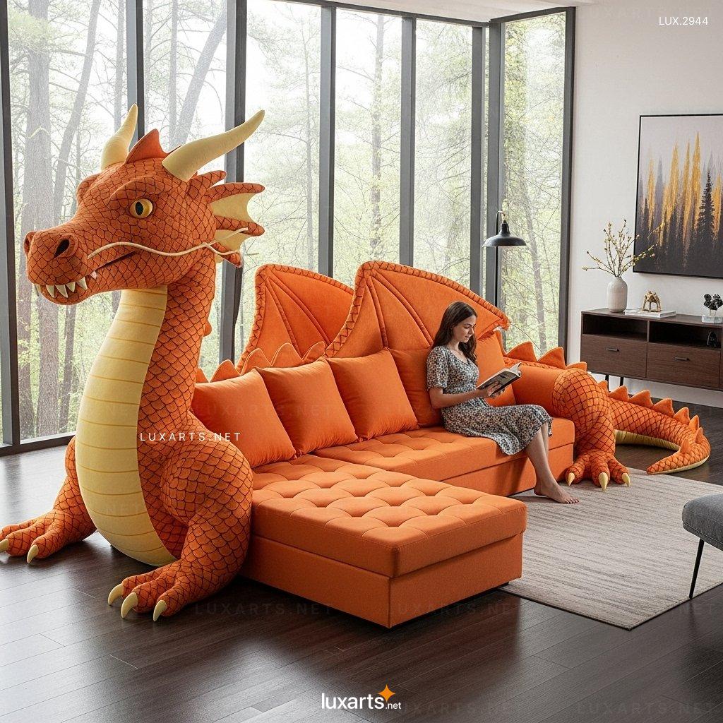 Dragon Inspired Sectional Sofa – Artistic & Comfortable Living Room Seating dragon sectional sofa 10