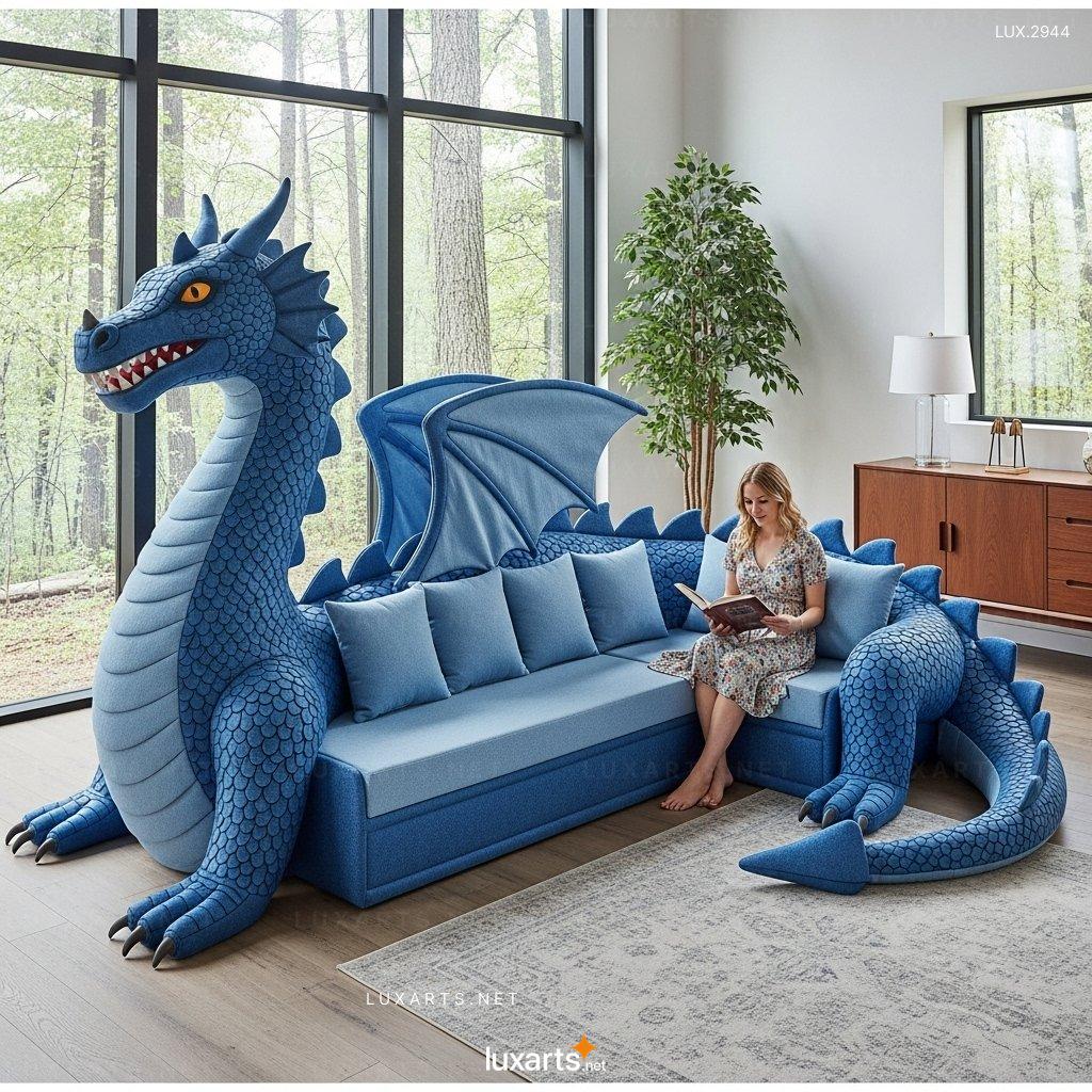 Dragon Inspired Sectional Sofa – Artistic & Comfortable Living Room Seating dragon sectional sofa 5