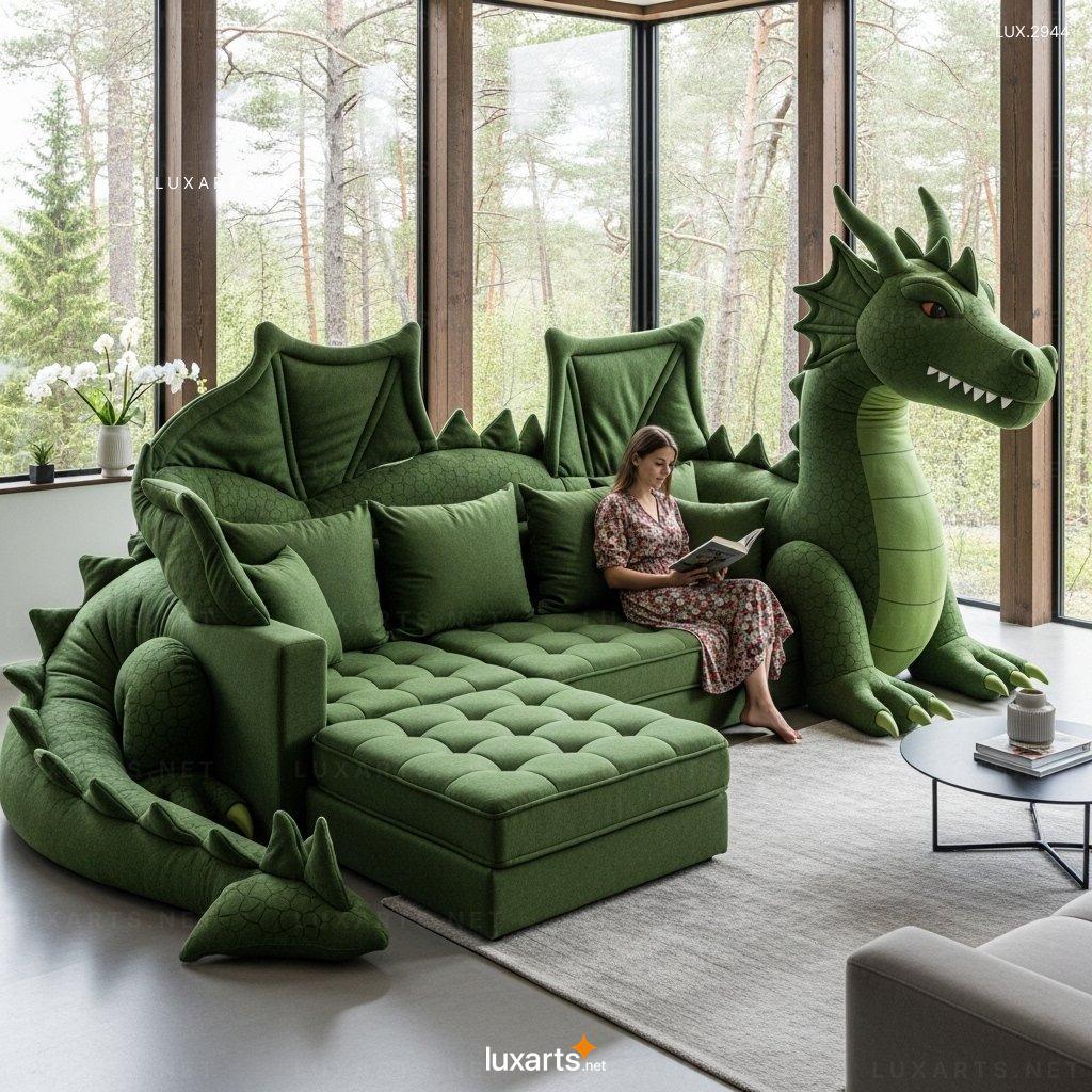 Dragon Inspired Sectional Sofa – Artistic & Comfortable Living Room Seating dragon sectional sofa 7