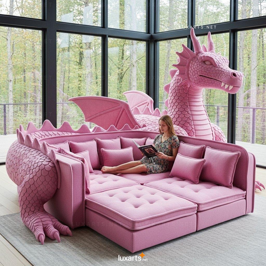 Dragon Inspired Sectional Sofa – Artistic & Comfortable Living Room Seating dragon sectional sofa 8