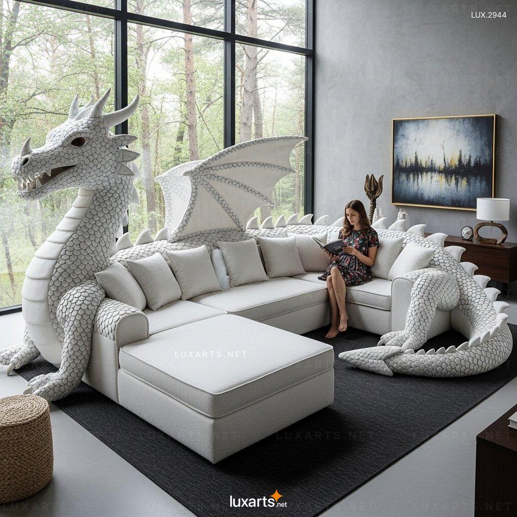 Dragon Inspired Sectional Sofa – Artistic & Comfortable Living Room Seating dragon sectional sofa 9