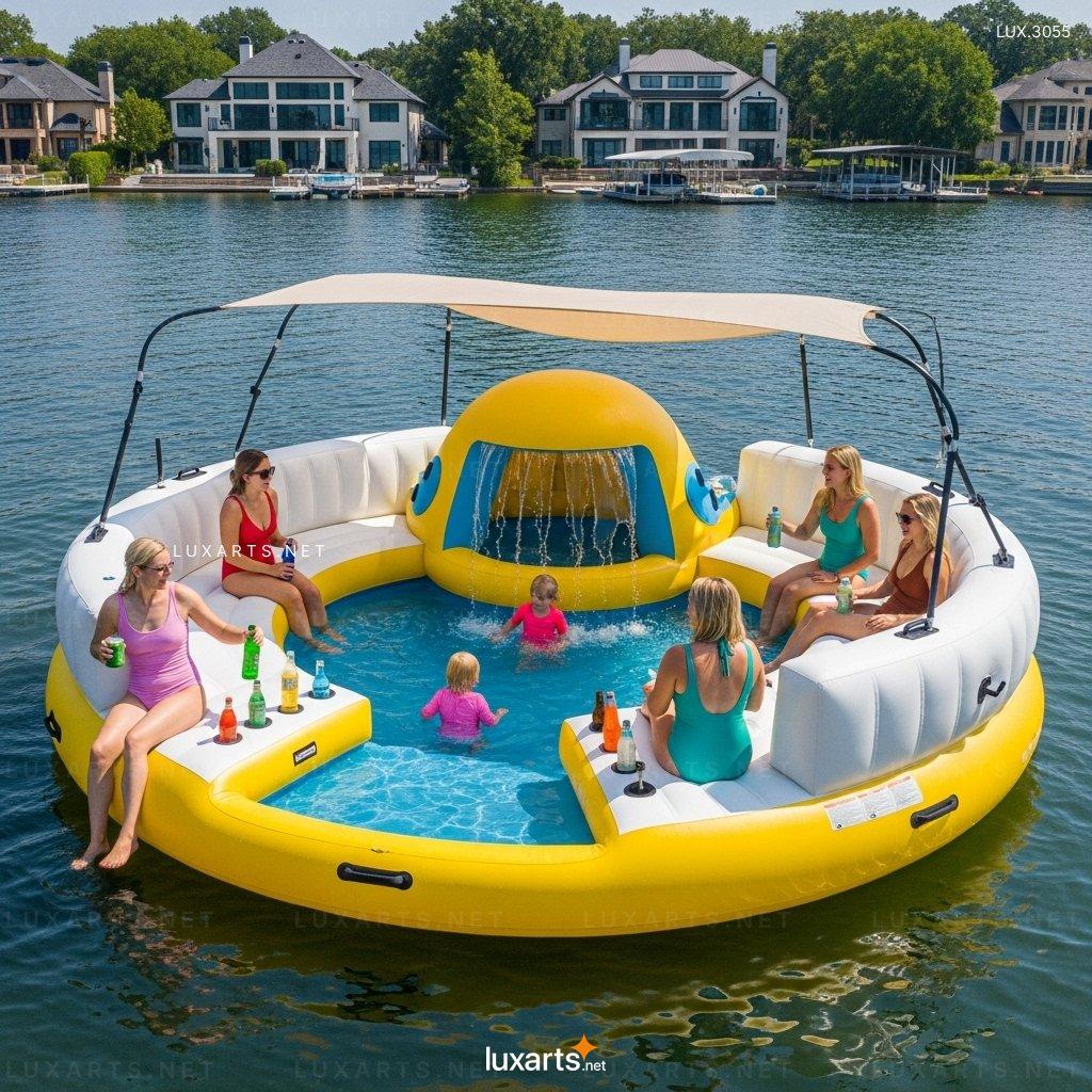 Giant Party Float with Built-In Kids Splash Pool – Perfect Summer Activity for Kids & Adults giant party float with built in kids splash pool 2
