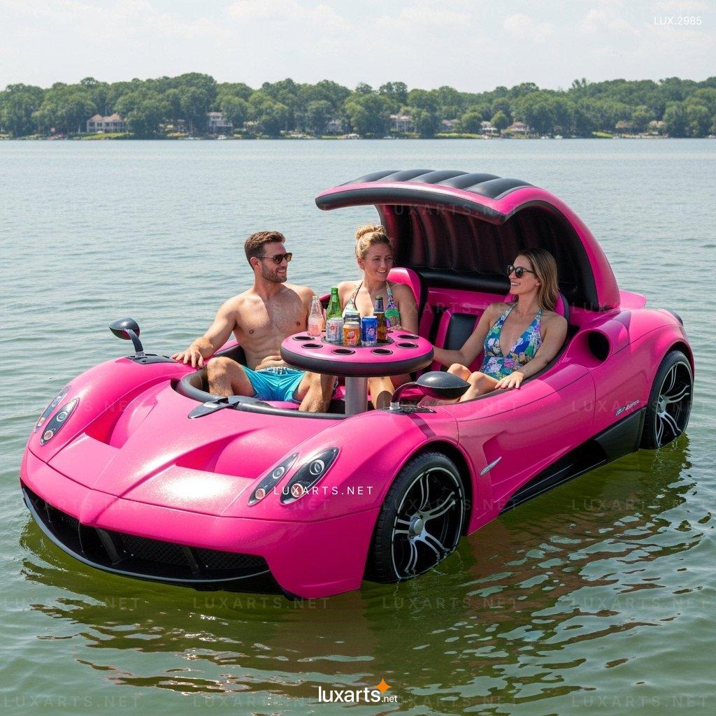Giant Sports Car Lake Floats: Fun and Unique Inflatable for Lakes & Pools giant sports car lake floats 1