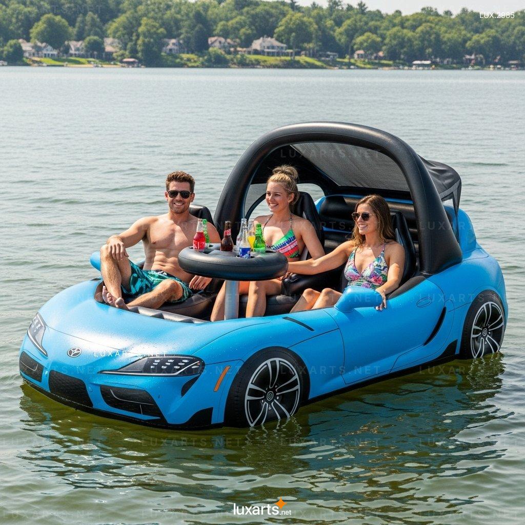Giant Sports Car Lake Floats: Fun and Unique Inflatable for Lakes & Pools giant sports car lake floats 2