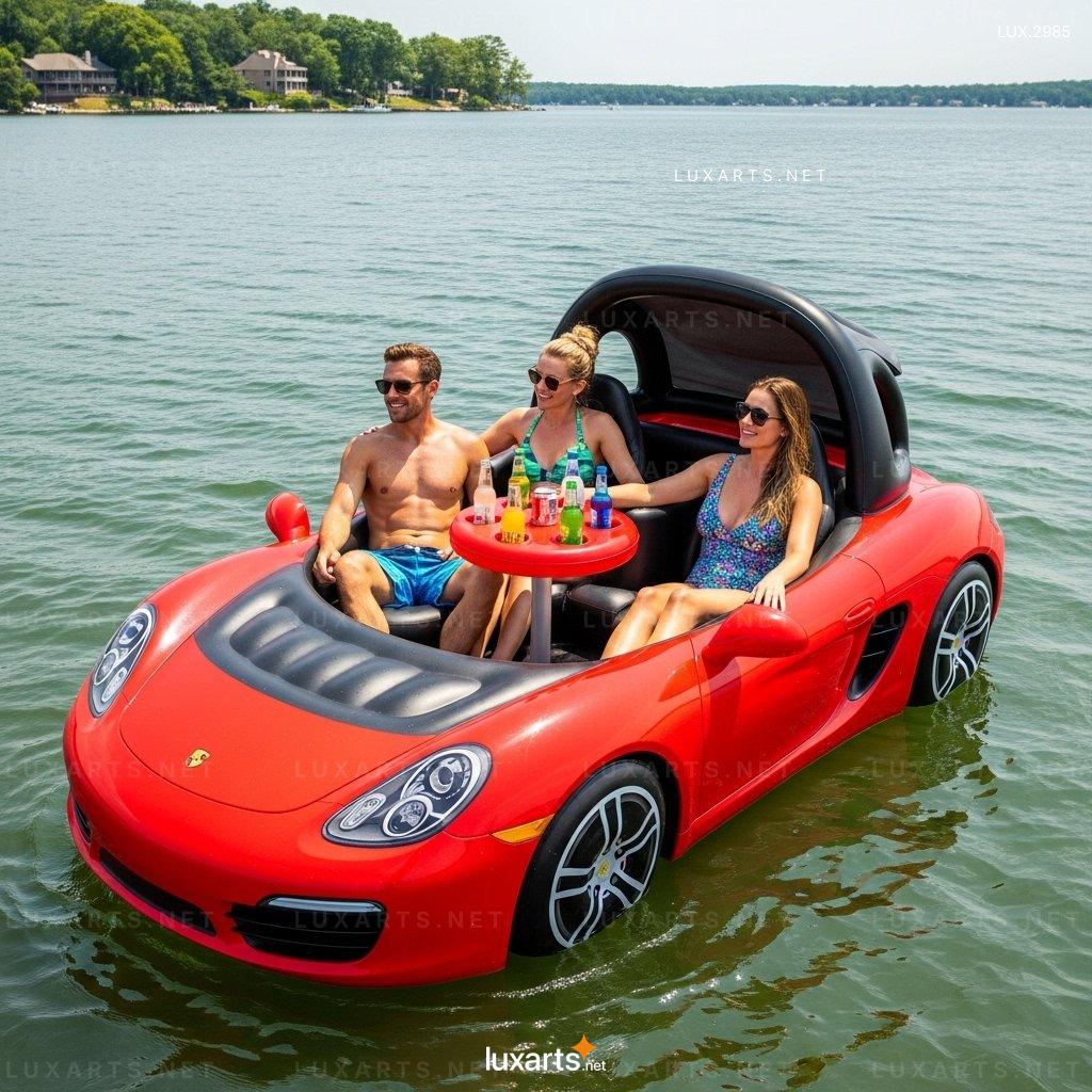 Giant Sports Car Lake Floats: Fun and Unique Inflatable for Lakes & Pools giant sports car lake floats 3