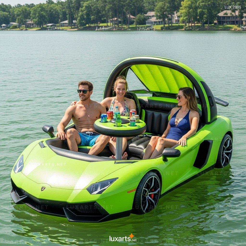 Giant Sports Car Lake Floats: Fun and Unique Inflatable for Lakes & Pools giant sports car lake floats 7
